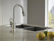 Kleo Spot Resist Stainless 1-Handle High Arc Pulldown Kitchen Faucet