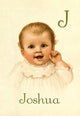 J for Joshua - Gallery Wrapped Canvas Art 28" x 42"