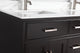 Vanity Art Bathroom Vanity Set With Engineered Marble Top, 60", Espresso, Standard Mirror