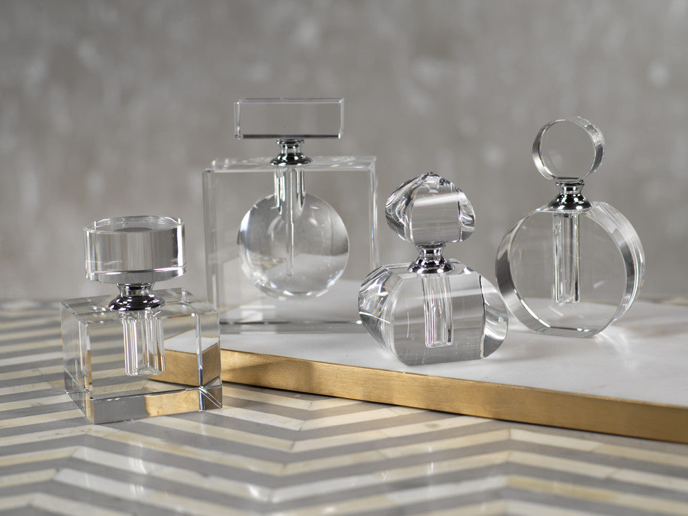 Malak Cube Glass Perfume Bottle
