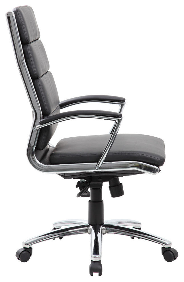 Boss Executive Caressoftplus?Chair With Metal Chrome Finish