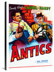 "Laurel & Hardy - Antics" Canvas by Hollywood Photo Archive, 27x36"