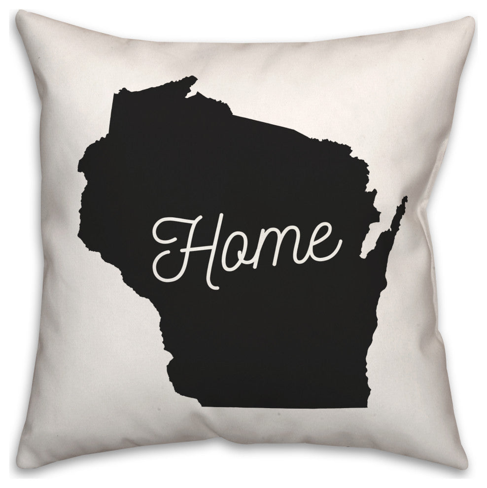 Wisconsin Home 18x18 Spun Poly Pillow