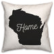 Wisconsin Home 18x18 Spun Poly Pillow