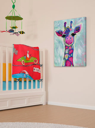 "Giraffe" Canvas Print by Jill Lambert, 50x75 cm