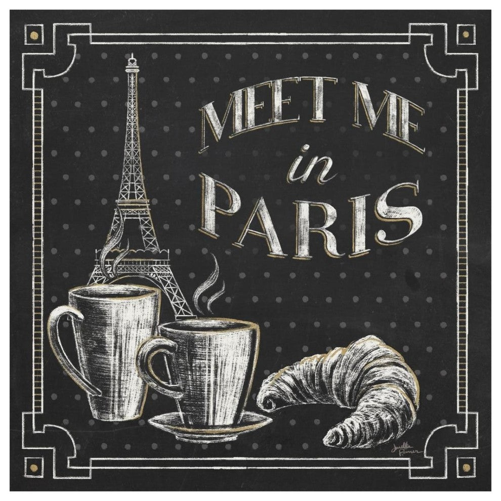 "Vive Paris VIII" Digital Paper Print by Janelle Penner, 32"x32"