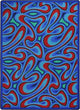 Kaleidoscope Rug, Groovy, 5'4"x7'8"