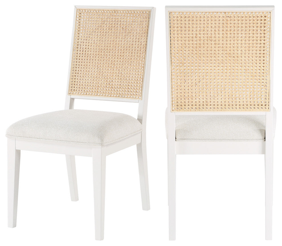 Butterfly Dining Chair (Set of 2), White Finish