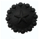 Star Conch Knob, Matte Black