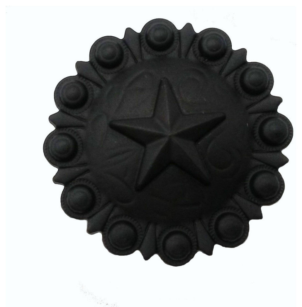 Star Conch Knob, Matte Black