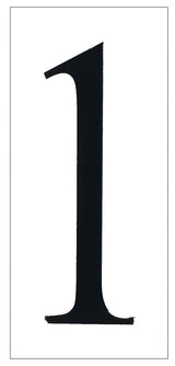 Sea Gull Lighting Address-Light Number Tile, White Plastic