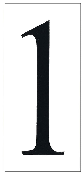 Sea Gull Lighting Address-Light Number Tile, White Plastic