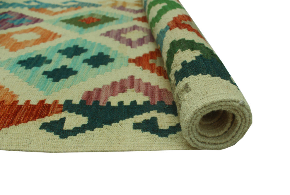 Sangat Kilim Hrapenly Ivory Runner
