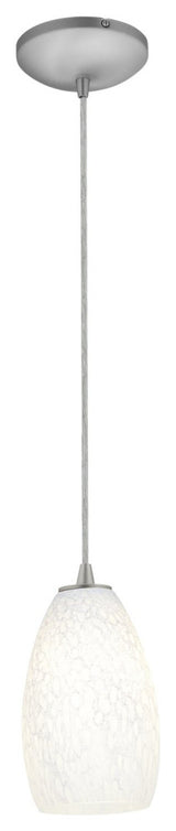 Access Lighting Champagne LED Pendant 28012-3C-BS/WHST, Brushed Steel