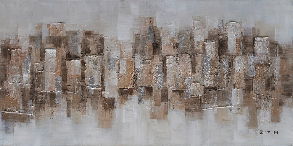 "Abstract Desert Dunes" Hand Painted Canvas Artwork; Fine Art; Modern Artwork