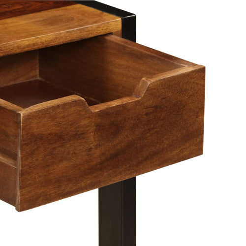 vidaXL Sideboard 3-Drawer Cupboard Sideboard Buffet Cabinet Solid Sheesham Wood