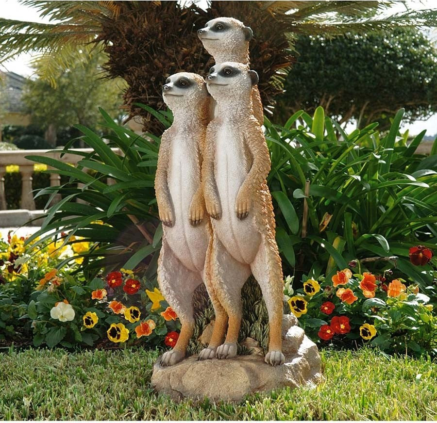 Large Meerkat Gang Statue