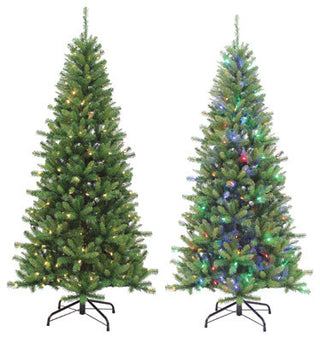 7Ft. Pre-Lit Ozark Pine With 230 Dual Color Changing LED Lights