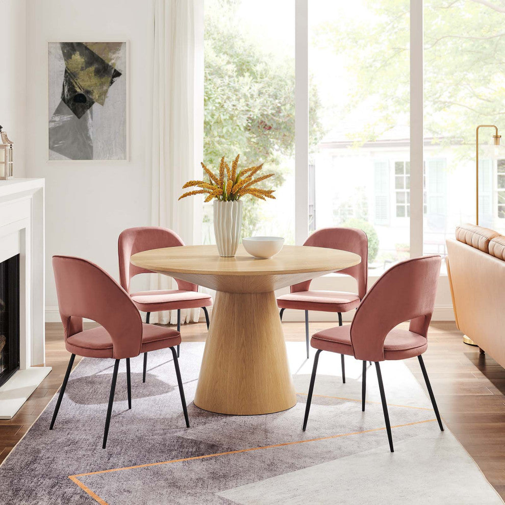 Provision 47" Round Dining Table, Oak
