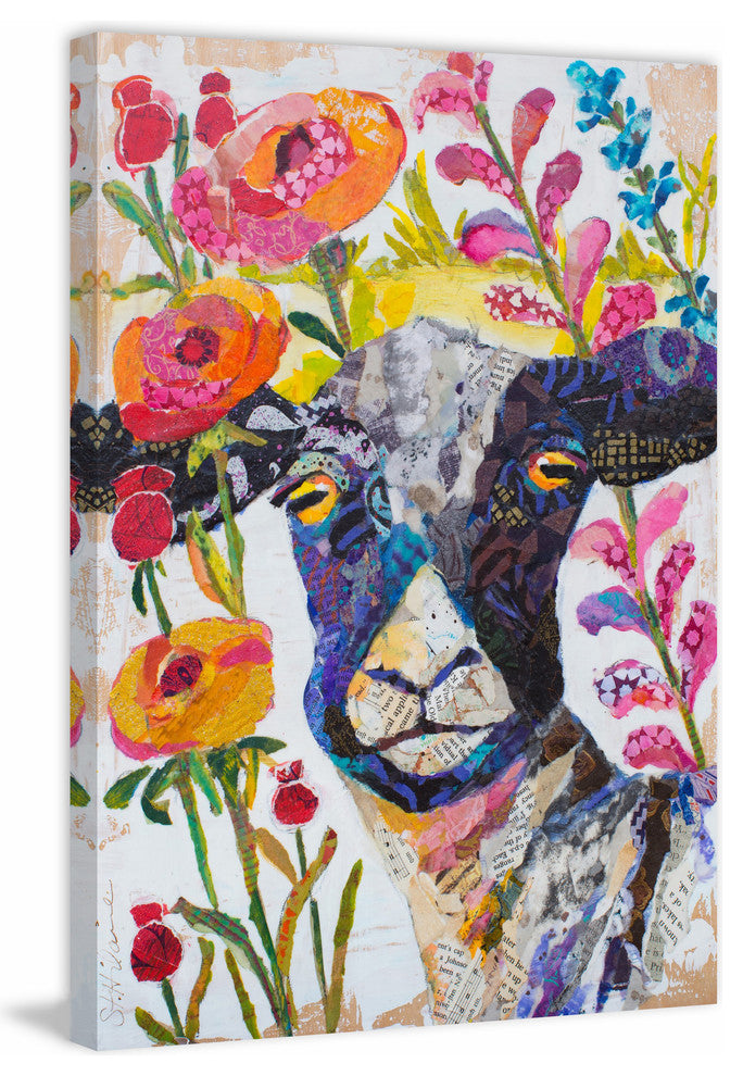 "Love Me" Painting Print on Wrapped Canvas, 12x18