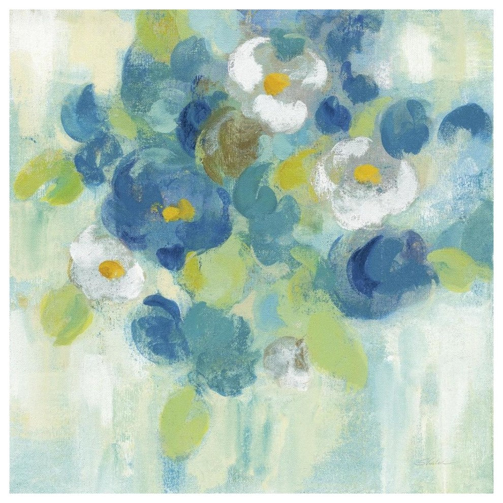 "Spring Aroma III Yellow" Digital Paper Print by Silvia Vassileva, 38"x38"