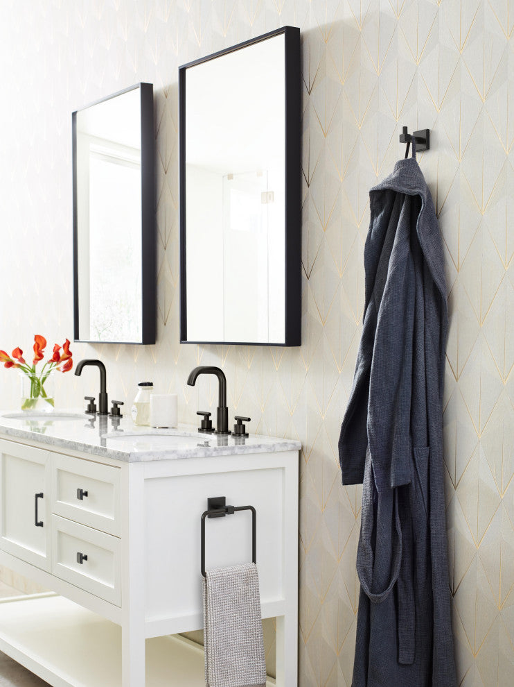 Appoint Traditional Single Robe Hook, Matte Black