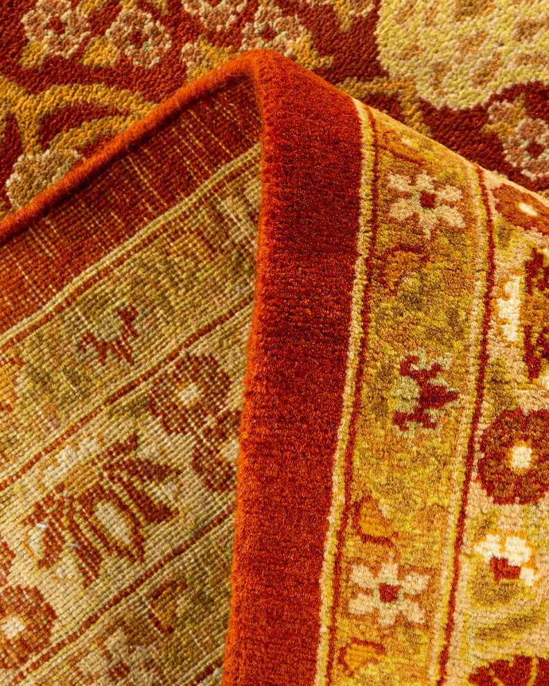 Mogul, One-of-a-Kind Hand-Knotted Area Rug Orange, 8' 2" x 10' 1"