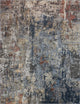 Billings Contemporary Abstract Area Rug, Navy, 9'x12'