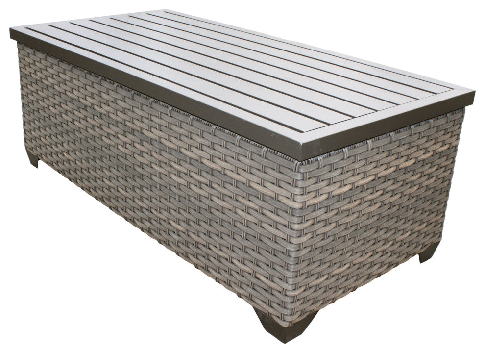 Florence Storage Coffee Table Grey Stone