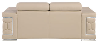 Oliver Genuine Loveseat, Beige