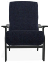 St. Catherine Deep Seat Outdoor Armchair, Indigo/Graphite