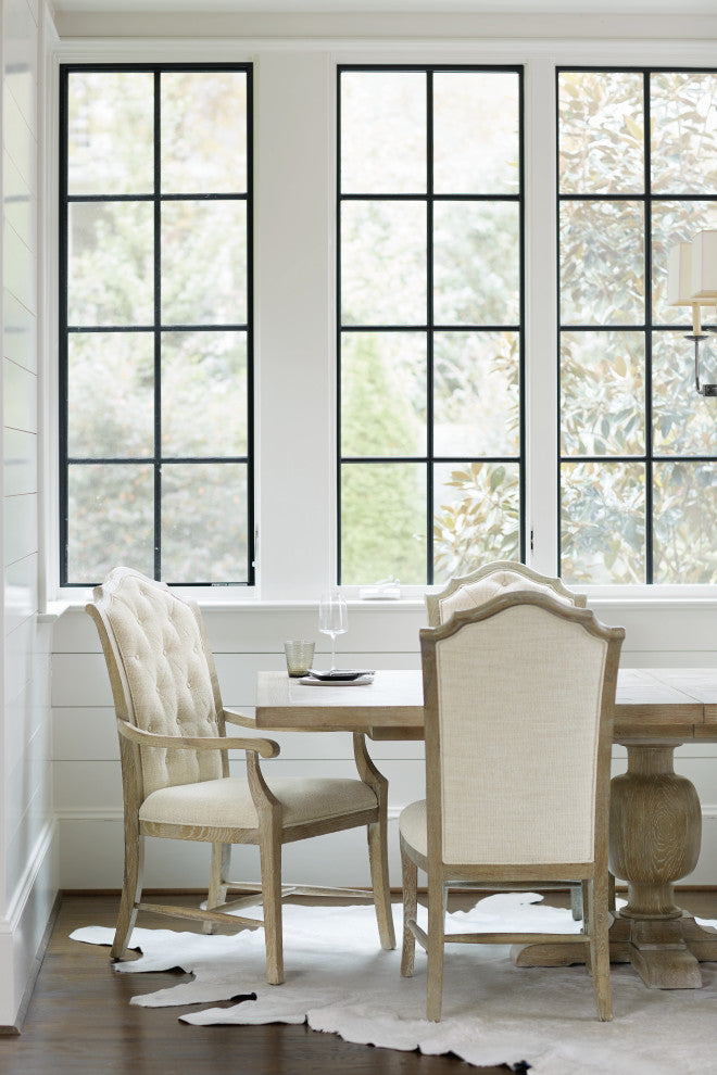 Bernhardt Rustic Patina Side Chair, Sand Finish