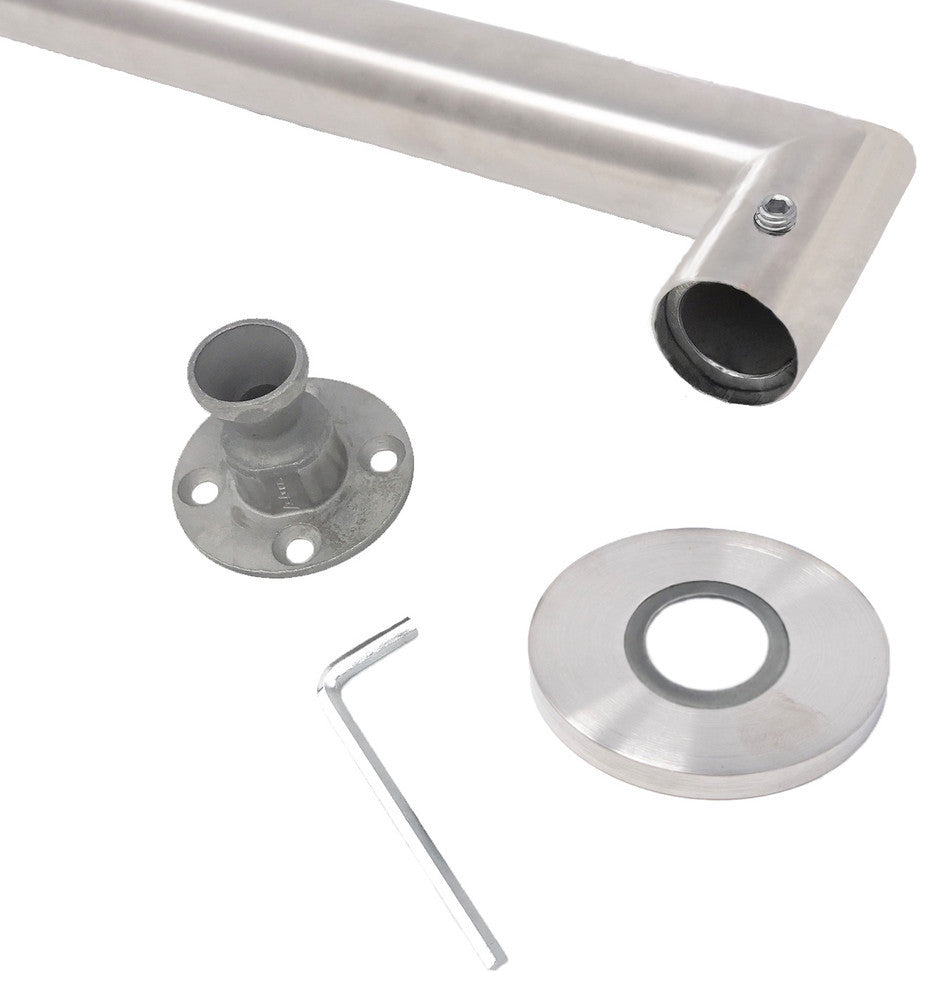 Fusion Stainless Steel Grab Bar, 24", Satin Stainless