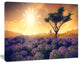 Lavender Field with Solitary Tree, Extra Large Landscape Canvas Art, 40"x30"