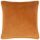 Surya Safflower Camel Pillow Shell With Down Insert 20"H X 20"W