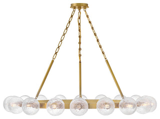 Fredrick Ramond Coco Large Single Tier Chandelier, Lacquered Brass