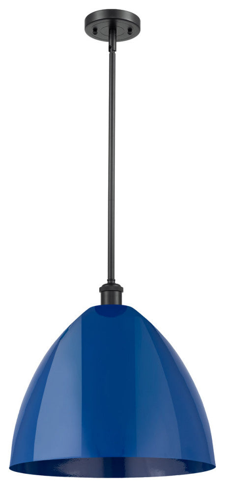 Innovations 516-1S-BK-MBD-16-BL-LED 1-Light Pendant, Matte Black