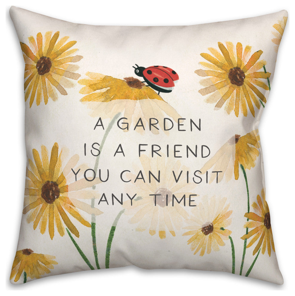 Garden Friend 3 20x20 Spun Poly Pillow