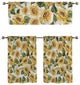 Sunflowes On Shiplap Kitchen Tier Set