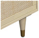 Sierra 6 Drawer Dresser, Beach Rattan Cabinet, Jungle Wicker Chest, Buttermilk