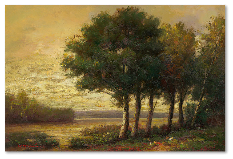 Daniel Moises 'Tranquility' Canvas Art, 30"x47"