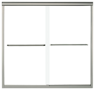 Sterling Ensemble Left-Hand Drain Bathtub Shower Kit 72"x40"x48", White