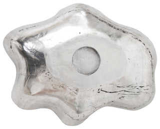 Cast Onyx Wall Bowl, Silver, Small