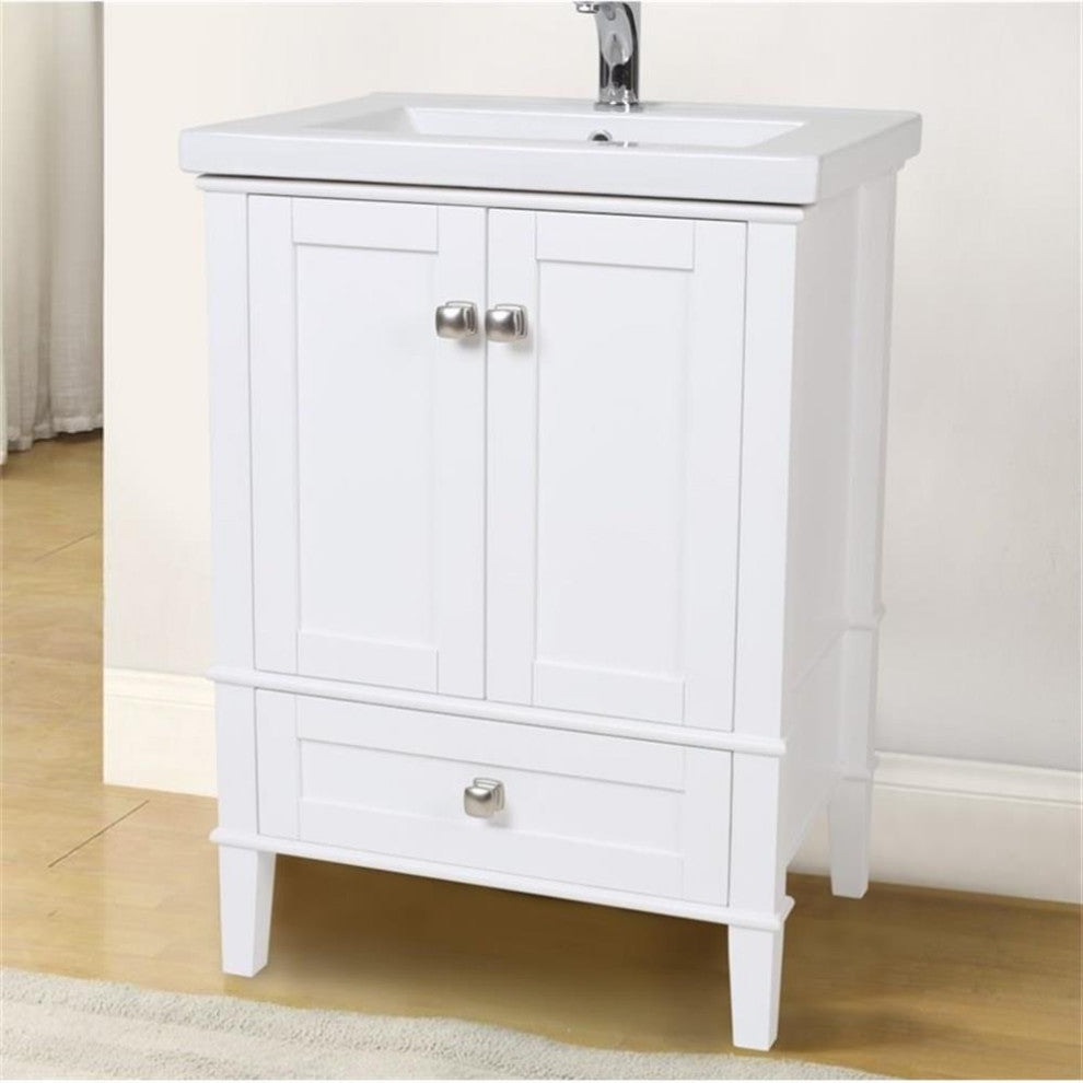 Elegant Lighting Danville 34" Bath Vanity in White