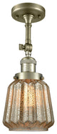 Innovations Lighting 201F-Ab-G146 1 Light Semi-Flush Mount