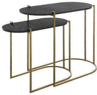 Uttermost 22882 13.75"W Ash - Black / Brass