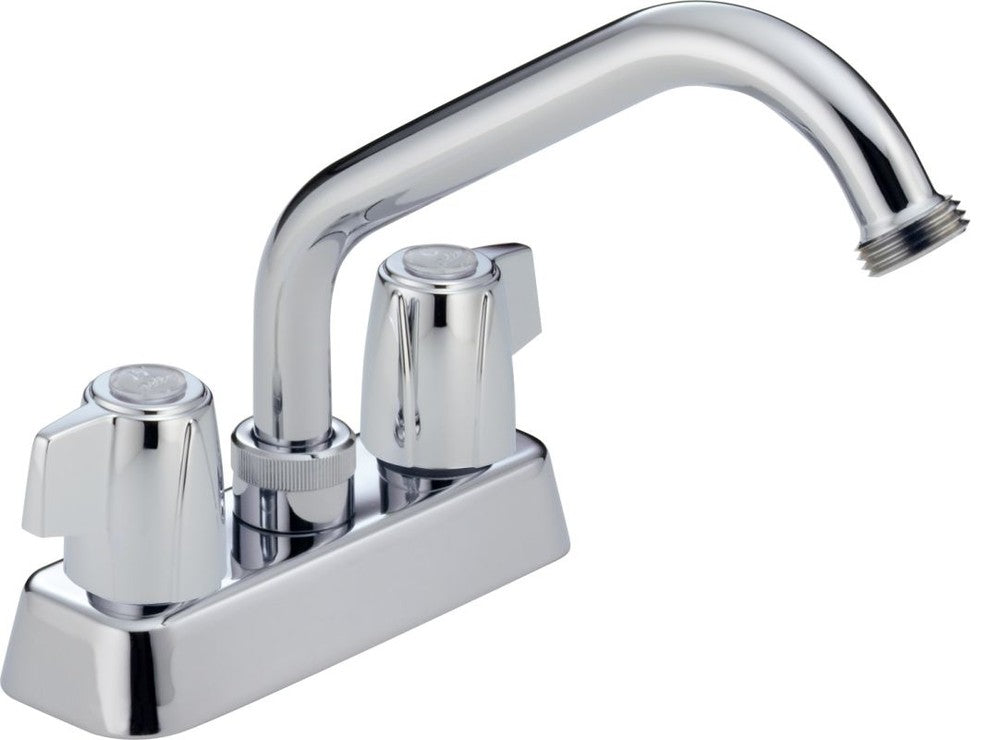 Delta Classic Two Handle Laundry Faucet, Chrome, 2131LF