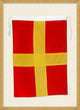 Nautical Flag R, Shadowbox