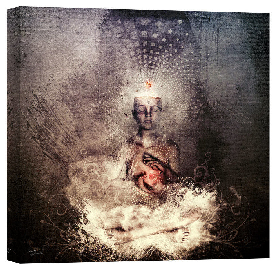 Epic Graffiti "Forever Can Be" by Cameron Gray, Giclee Canvas Wall Art, 37"x37"