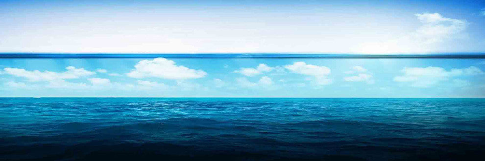 "Cloudy Day" Print on Canvas, 45"x15"